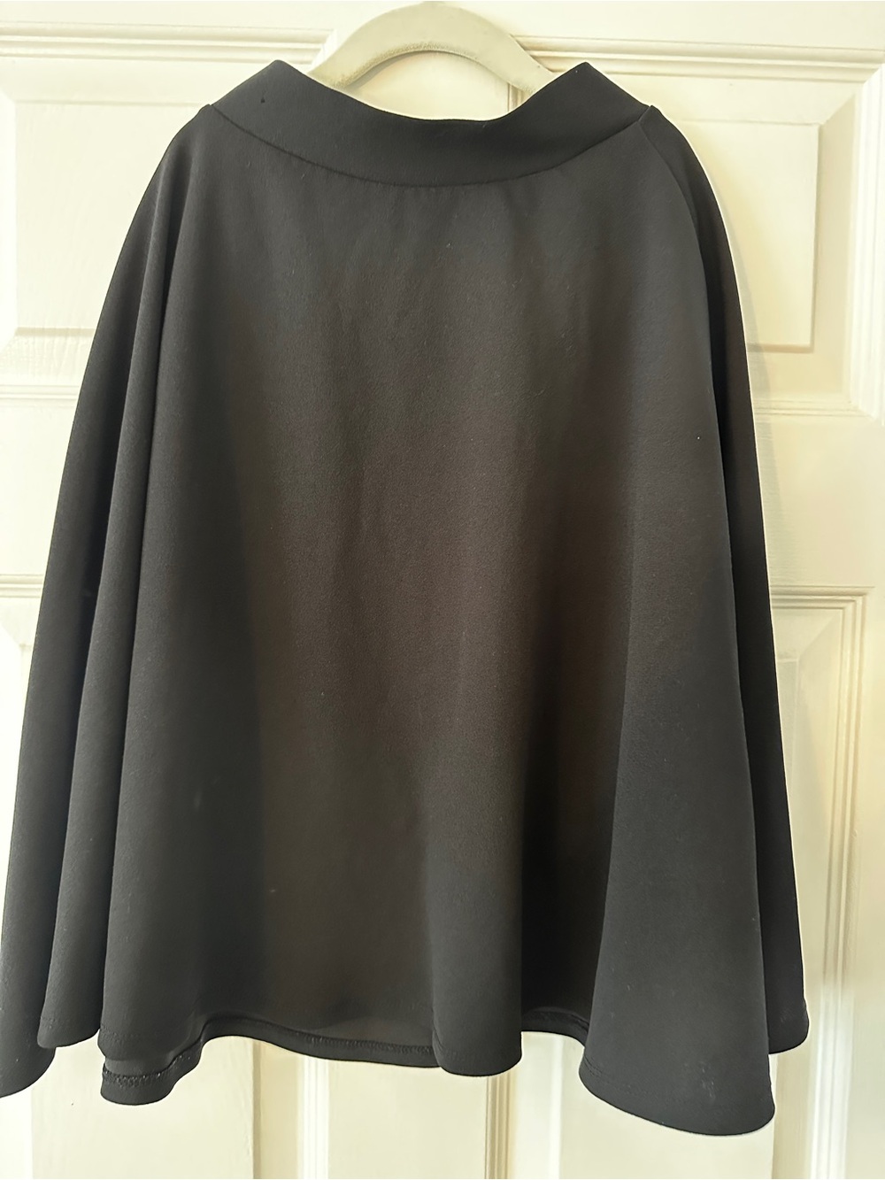 Classic Black Flared Skirt